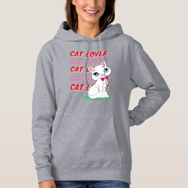 Sudadera Aficionado de gatitos (Anverso)