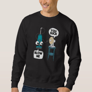 Sudadera Aficionado de la aspiradora Chiste sarcástico Humo