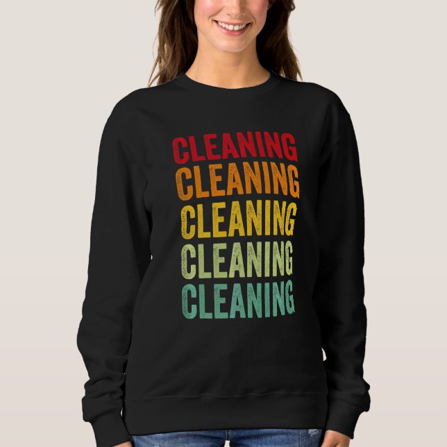 Sudadera Aficionado de la limpieza Arcoíris (Anverso)