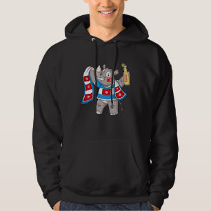 Sudadera Aficionado del rinoceronte Túnez