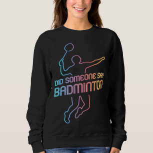 Sudadera Aficionado Deportes Jugador de bádminton Volante
