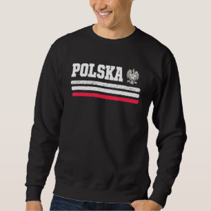 Sudadera Aficionado vintage de Polonia Águila polaca bander