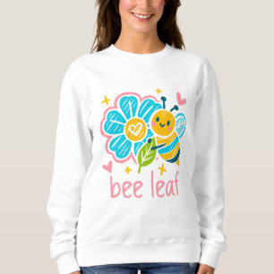 Sudadera Aficionados de 'Bee Leaf' Feliz Cabaña de la Abej