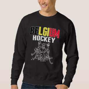 Sudadera Aficionados de Hockey sobre Hielo de Bélgica Orgul