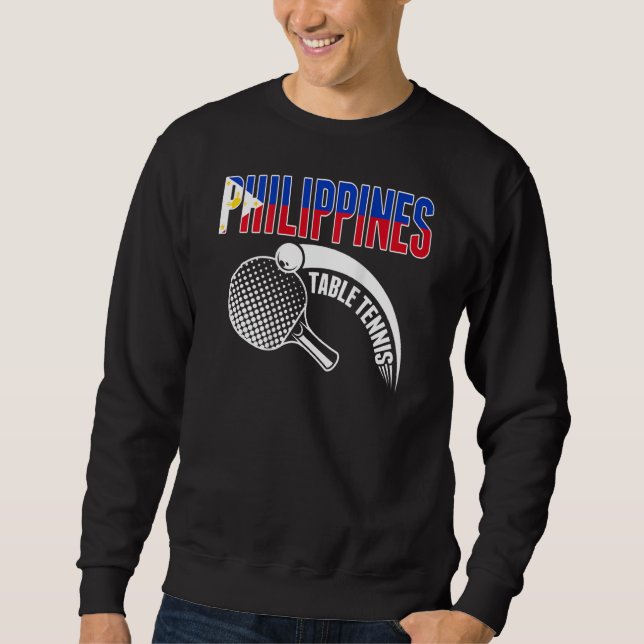 Sudadera Aficionados de Tenis de Mesa de Filipinas Ping Pon (Anverso)