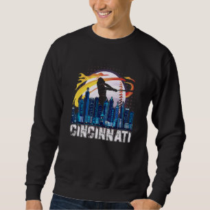 Sudadera Aficionados del béisbol del horizonte urbano de Ci