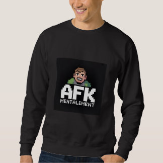 Sudadera AFK Mentalement Chibi Gamer Pixel Art