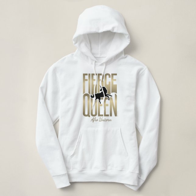 Sudadera Afo Unicorn Fierce Queen (Diseño del anverso)