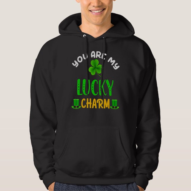 Sudadera Afortunada Pareja Del Día De St Patricks Eres Mi A (Anverso)