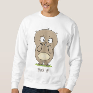 Sudadera Afortunadamente adorable personalizado de hámster 