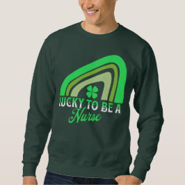 Sudadera Afortunadamente ser enfermera | Enfermera del Día