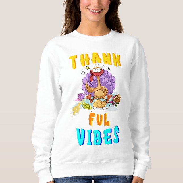 Sudadera Afortunadas vibraciones (Anverso)