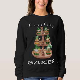 Sudadera Afortunado Baker Gnomes Cupcakes Diseñar Símbolos 