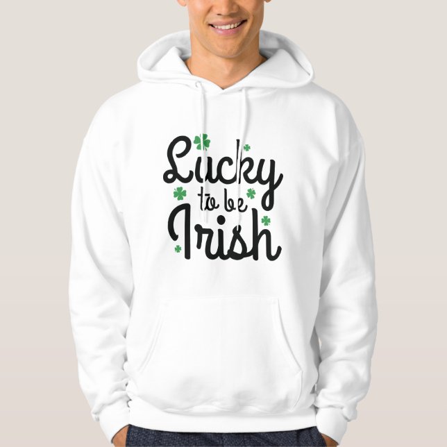Sudadera Afortunado De Ser Irlandés (Anverso)