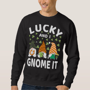 Sudadera Afortunado y yo me lo llevo el día de San Patricio