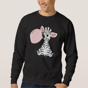Sudadera África Animal Rosa Bubblegum Baby Zebra