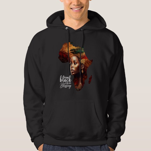 Sudadera Africa For Women Black History Month Africa (Anverso)