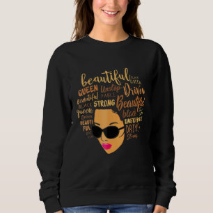 Sudadera África negra-norteamericana embriagadora reina afr