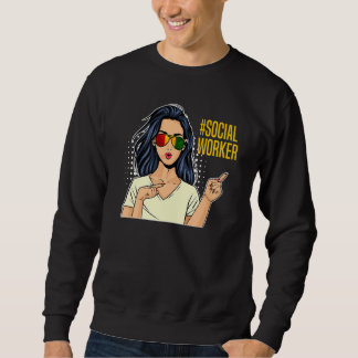 Sudadera África Occidental Soy un trabajador social 1