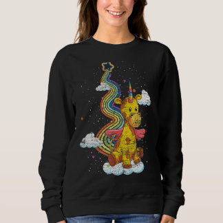Sudadera África Safari Zoo Animal Girafficorn Unicorn Gira
