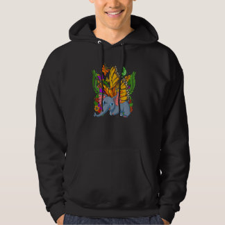 Sudadera África Zoológico de Insectos Animales Mariposa Ele