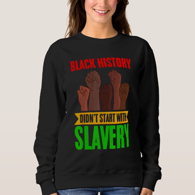 Sudadera African American Black History Month African Herit (Anverso)