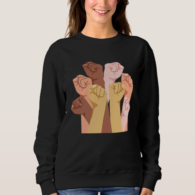 Sudadera African  American History  Beautiful Black Diversi (Anverso)