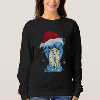 Sudadera African Bird Christmas Shoebill Santa Hat Shoebill