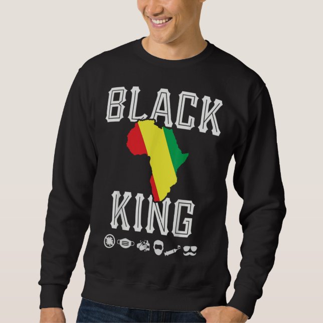 Sudadera African Pride American Celebration  Fathers Day Gr (Anverso)