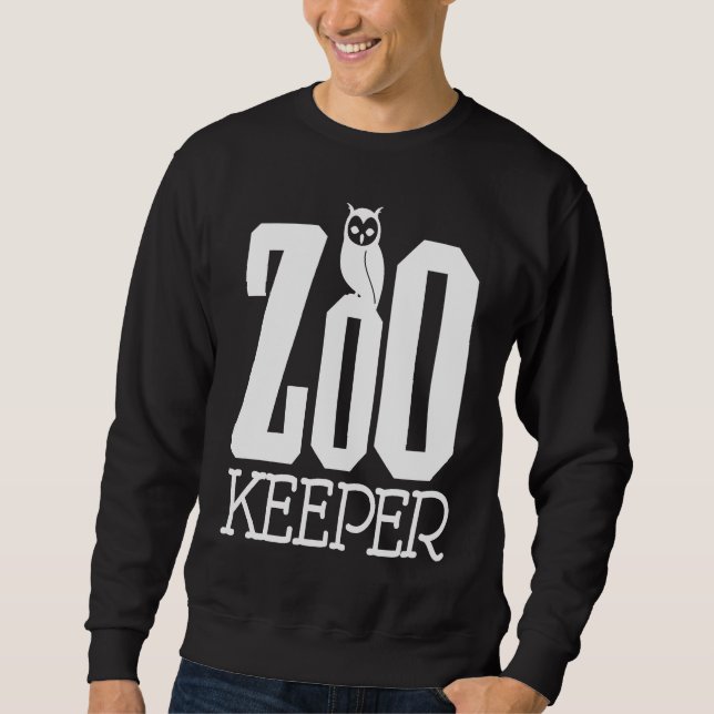 Sudadera African Savanna Safari Zoo Keeper Animal Print Zoo (Anverso)