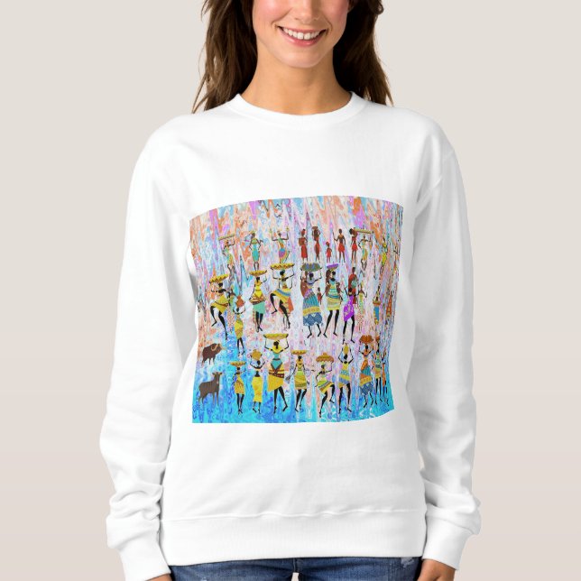 Sudadera African Village (Anverso)