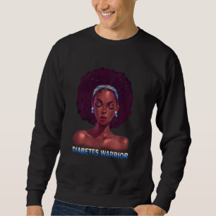 Sudadera Afro-Afroamericana Mujer Negra T1d Guerra de diabe