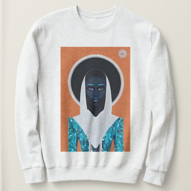 Sudadera Afro Futuro (Anverso del diseño)