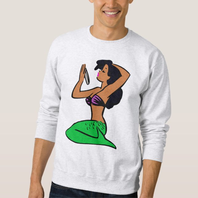 Sudadera afro latina mermaid (Anverso)