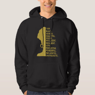 Sudadera Afro Melanin Soy Mujer Negra Belleza Mágica Unap