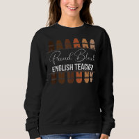 Afro Orgulloso profesor de inglés negro educador n