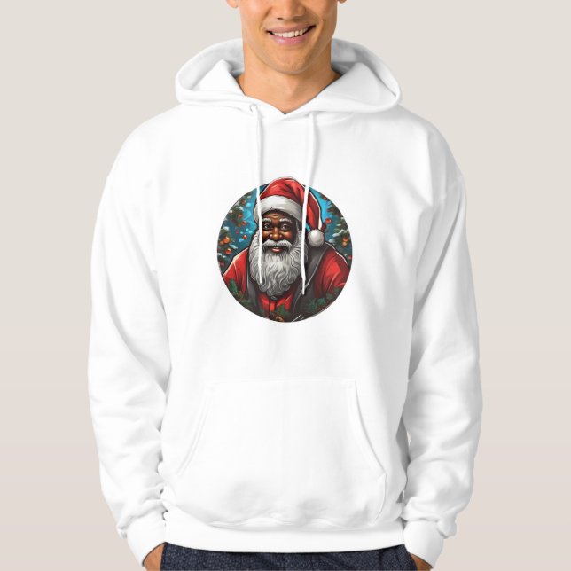 Sudadera Afro Santa (Anverso)
