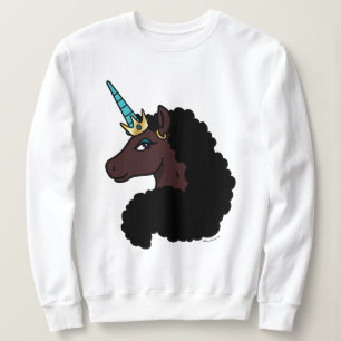 Sudadera Afro Unicornio   Magico
