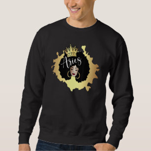 Sudadera Afroamericano Aries Zodiac