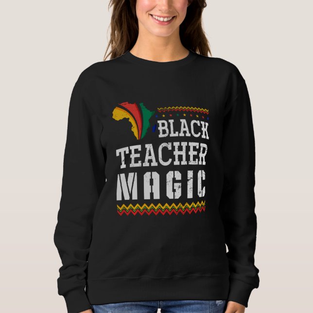 Sudadera Afroamericano profesor Afro Bhm Historia Negra M (Anverso)
