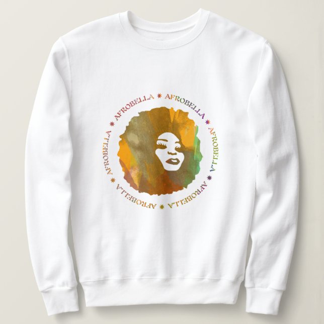 Sudadera Afrobella Long Sleeve (Anverso del diseño)