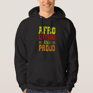 Sudadera Afrocent Mes Afro Latino Y Orgulloso De La Histori