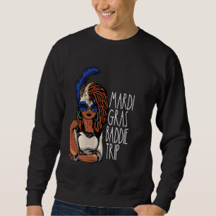 Sudadera Afronegra Mardi Gras Trip Melanin Ne