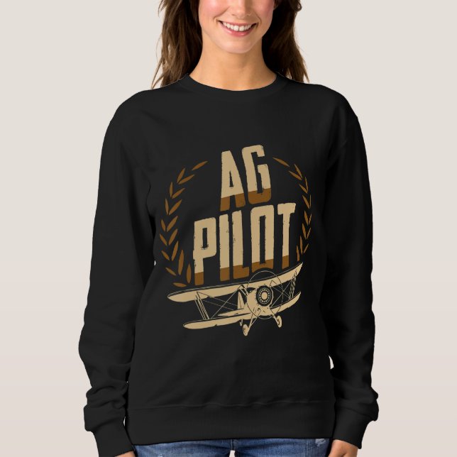 Sudadera AG Pilot Crop Duster Aerial Application Appartal (Anverso)
