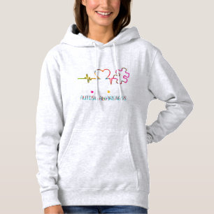 Sudadera Agarra este "amor vivo acepta conciencia del autis