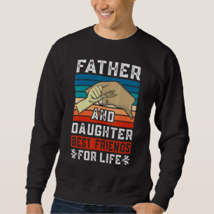 Sudadera Agarrando al padre de la mano de papá y a la hija