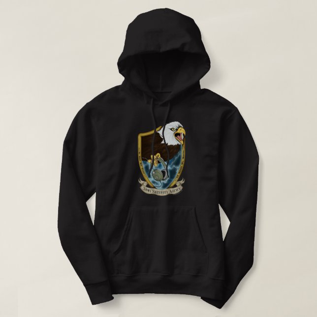 Sudadera Agencia de Seguridad del Ejército de ASA (Diseño del anverso)