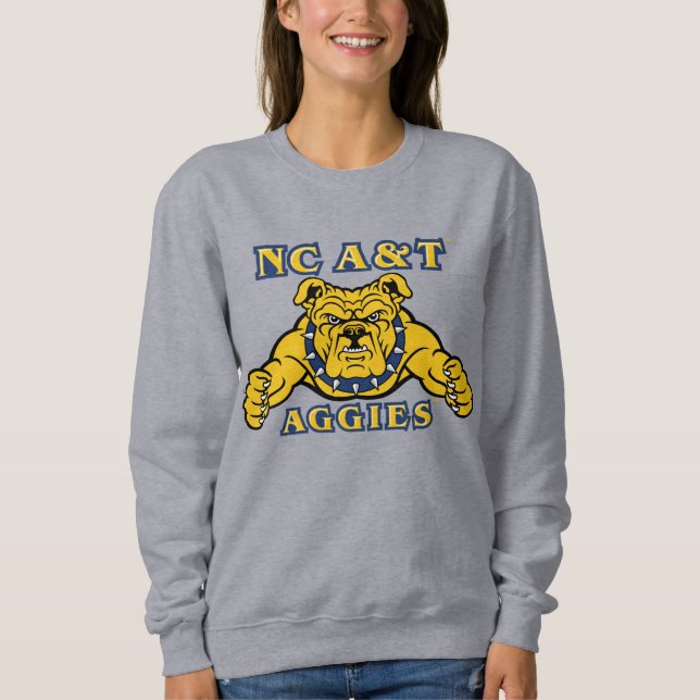 Sudadera Agencias de A&T de CN | Bulldog Aggie (Anverso)