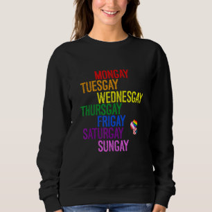 Sudadera agenda de la bandera del orgullo gay lesbiana de c