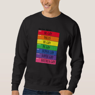 Sudadera Agenda Semanal Gay Lgbt Orgullo Arcoiris 2